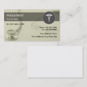 Cartes de visite de pédicure (Devant / Derrière)