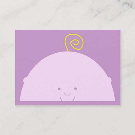 Cartes de visite de Peek-A-Boo Chubby (Devant)