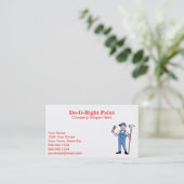 Cartes de visite de peintre (Debout devant)