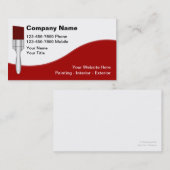 Cartes de visite de peintre (Devant / Derrière)