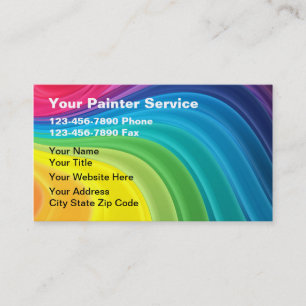 Cartes de visite de peintre