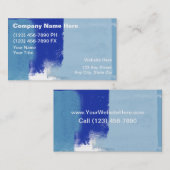 Cartes de visite de peintre (Devant / Derrière)