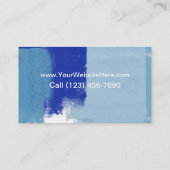 Cartes de visite de peintre (Dos)