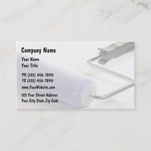 Cartes de visite de peintre (Devant)