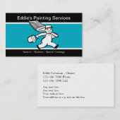 Cartes de visite de peintre (Devant / Derrière)