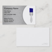 Cartes de visite de peintre (Devant / Derrière)