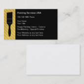 Cartes de visite de peintre (Devant / Derrière)