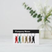 Cartes de visite de peintre (Debout devant)