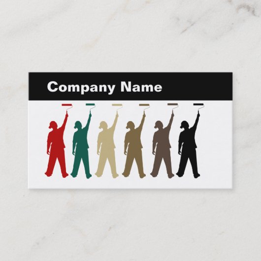 Cartes de visite de peintre (Devant)