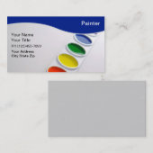Cartes de visite de peintre (Devant / Derrière)