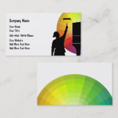 Cartes de visite de peintre (Devant / Derrière)