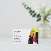 Cartes de visite de peintre (Debout devant)