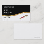 Cartes de visite de peintre (Devant / Derrière)