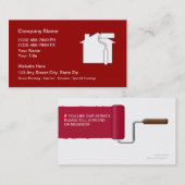 Cartes de visite de peintre (Devant / Derrière)