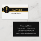 Cartes de visite de peintre (Devant / Derrière)