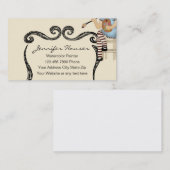 Cartes de visite de peintre d'artiste (Devant / Derrière)