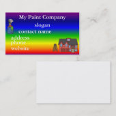 CARTES DE VISITE DE PEINTRES (Devant / Derrière)