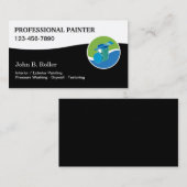 Cartes de visite de peintres professionnels (Devant / Derrière)