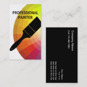 Cartes de visite de peinture (Devant / Derrière)