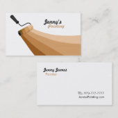Cartes de visite de peinture (Devant / Derrière)