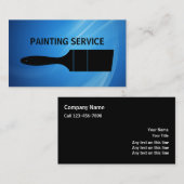 Cartes de visite de peinture (Devant / Derrière)