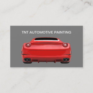 Cartes de visite de peinture brillant automobile