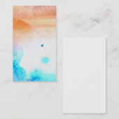 Cartes de visite de peinture d'art de Reiki de (Devant / Derrière)