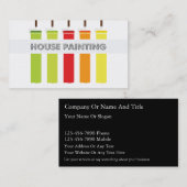 Cartes de visite de peinture de Chambre (Devant / Derrière)