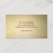 cartes de visite de peinture de tulipe âgés par (Dos)