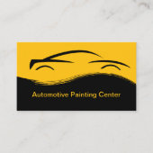 Cartes de visite de peinture et collision automobi (Devant)