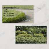 Cartes de visite de pelouse (Devant / Derrière)