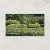 Cartes de visite de pelouse (Dos)