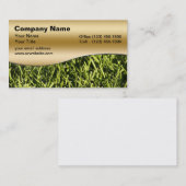 Cartes de visite de pelouse (Devant / Derrière)