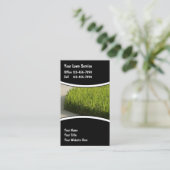 Cartes de visite de pelouse (Debout devant)