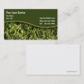 Cartes de visite de pelouse (Devant / Derrière)