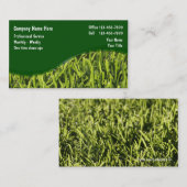 Cartes de visite de pelouse (Devant / Derrière)