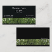 Cartes de visite de pelouse (Devant / Derrière)