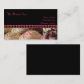 Cartes de visite de petit gâteau (Devant / Derrière)