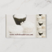 Cartes de visite de petit gâteau (Dos)