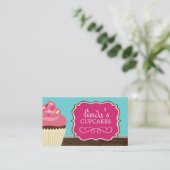 Cartes de visite de petit gâteau d'amusement (Debout devant)