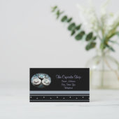 Cartes de visite de petit gâteau de papillon (Debout devant)