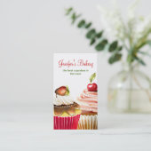 cartes de visite de petits gâteaux (Debout devant)
