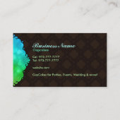 Cartes de visite de petits gâteaux (Dos)