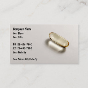 Cartes de visite de pharmacie