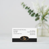 Cartes de visite de pharmacie de famille classique (Debout devant)