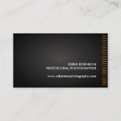 Cartes de visite de photographe (Dos)