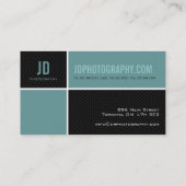 Cartes de visite de photographe (Dos)