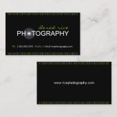 Cartes de visite de photographe (Devant / Derrière)