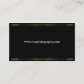Cartes de visite de photographe (Dos)