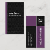 Cartes de visite de photographe (Devant / Derrière)